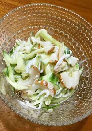 ☆我が家のサラダ 切って和えるだけ！-レシピのメイン写真