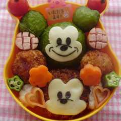 รูปของ ☆ミッキーキャラ弁☆