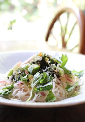 爽やかな香りが食欲をそそる夏そうめん-レシピのメイン写真