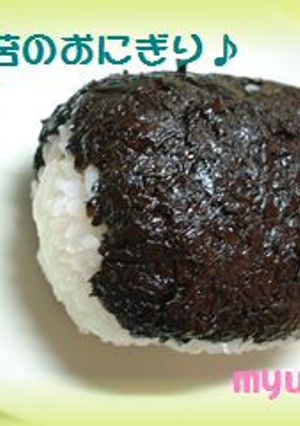 岩のりのおにぎり♪-レシピのメイン写真