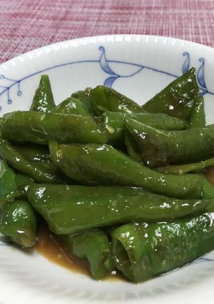 万願寺唐辛子のニンニクみそ炒め-レシピのメイン写真