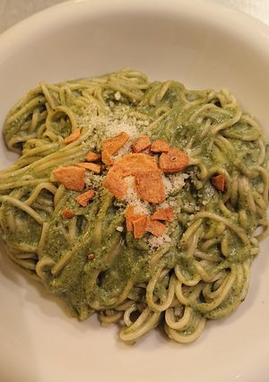 金時ェノベーゼパスタ-レシピのメイン写真