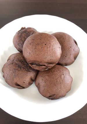 グルテンフリー ココア蒸しパン-レシピのメイン写真