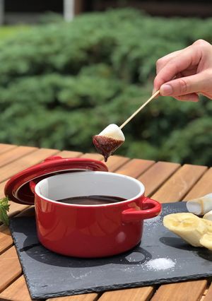 塩チョコレートフォンデュ-レシピのメイン写真