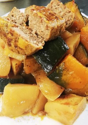 貴女風味でハンバーだし入煮物♥ゆりさん風-レシピのメイン写真