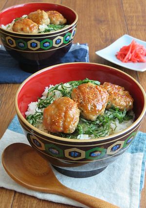 食欲ＵＰ☆ねぎ塩つくね丼-レシピのメイン写真