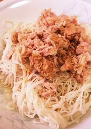 ツナ缶そうめん-レシピのメイン写真