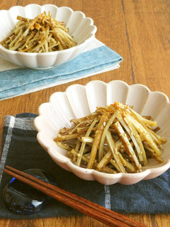 簡単和総菜◎ごぼうの塩きんぴら-レシピのメイン写真