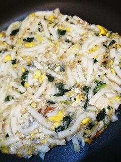 余ったうどん リメイク!チヂミ風おやき-レシピのメイン写真