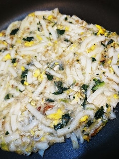 余ったうどん リメイク!チヂミ風おやき-レシピのメイン写真