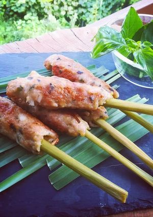 簡単☆鶏つくねのレモングラススティック-レシピのメイン写真