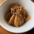 干しエノキと油揚げの煮