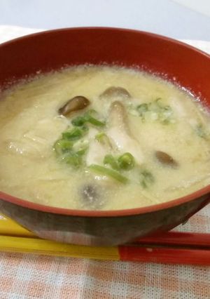 豆乳味噌汁-レシピのメイン写真