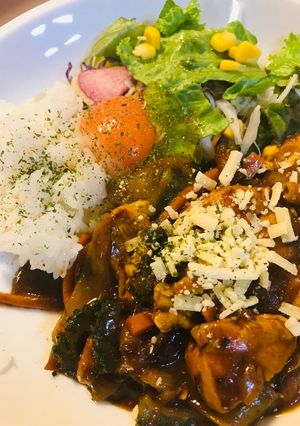 レトルトカレーで●ゴーヤーチー玉カレー-レシピのメイン写真