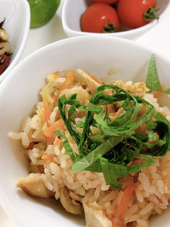 ホタテの炊き込みご飯-レシピのメイン写真
