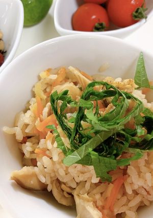 ホタテの炊き込みご飯-レシピのメイン写真