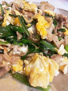 ☆☆豚肉とニラの卵炒め☆☆-レシピのメイン写真