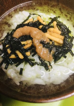 お茶漬けの素＆梅肉-レシピのメイン写真