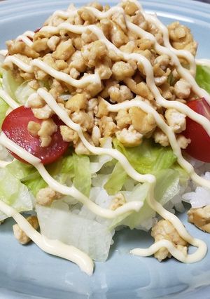 【減塩】豆腐そぼろのタコライス風【簡単】-レシピのメイン写真