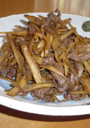 牛肉入りごぼうのきんぴら-レシピのメイン写真