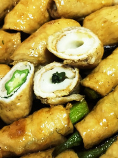 大葉のオクラ&ちくわチーズ肉巻き♡♡-レシピのメイン写真