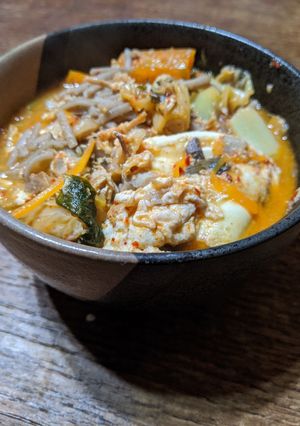 ダイエット⑥チゲ蕎麦-レシピのメイン写真