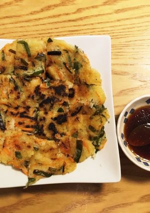 そうめん de チヂミ-レシピのメイン写真