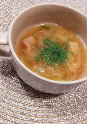 玉ねぎサフランスープ-レシピのメイン写真