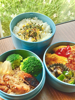 タロの弁当①(自家製漬け物と塩麹どり)-レシピのメイン写真