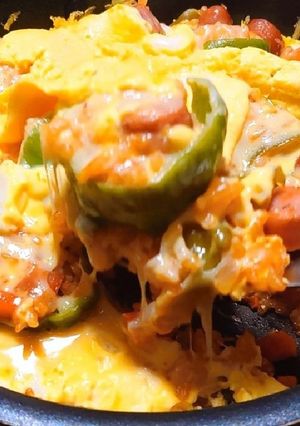 おこげが美味しい^^ピーマンオムライス-レシピのメイン写真