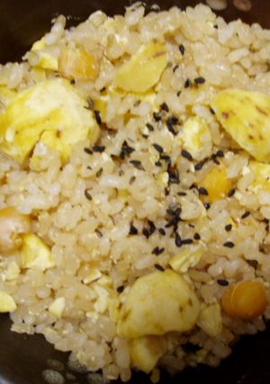 ヘルシー！栗くりご飯！-レシピのメイン写真