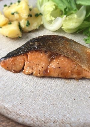 ☆鮭のガリバタ照り焼き☆-レシピのメイン写真