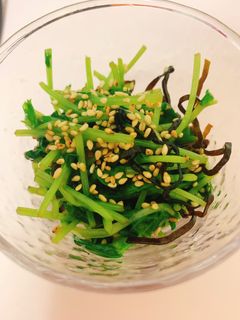 豆苗ナムル-レシピのメイン写真