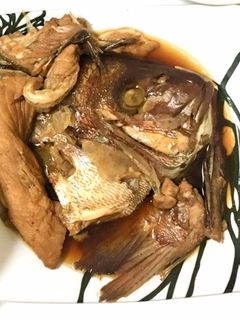鯛のアラの甘辛煮〜私の覚書〜-レシピのメイン写真
