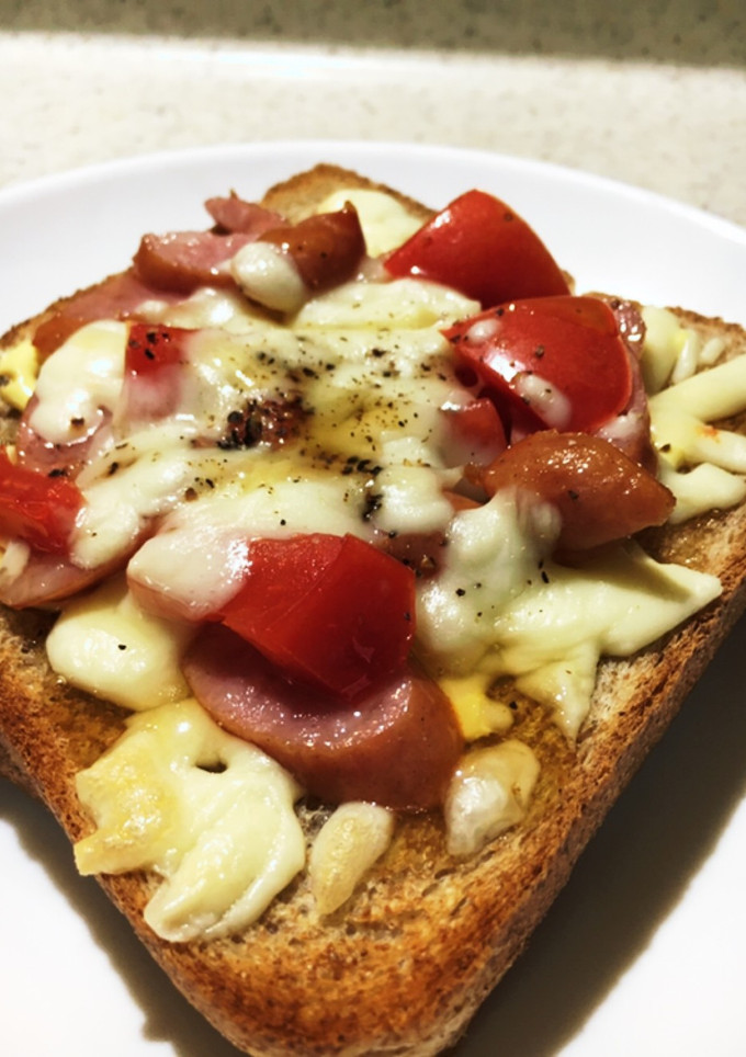 チーズとトマトのはちみつトースト-レシピのメイン写真