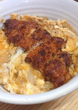 親子鍋でかつ丼(作り置きとんかつ)-レシピのメイン写真