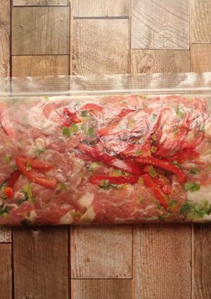冷凍下味★豚肉のネギ塩だれ漬け-レシピのメイン写真