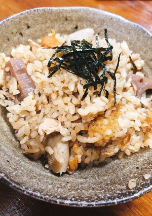 ツナと筑前煮の素で炊き込みご飯☆-レシピのメイン写真