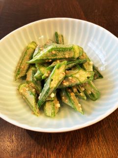 オクラの麺つゆマヨぽん和え♪-レシピのメイン写真