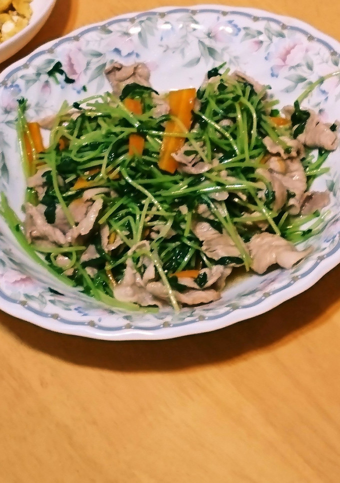 豚と豆苗のスタミナ炒め-レシピのメイン写真