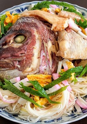 愛媛の味☆鯛そうめん-レシピのメイン写真