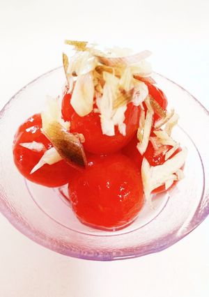 トマトのみりん漬け-レシピのメイン写真