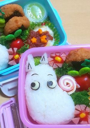 キャラ弁 ムーミン-レシピのメイン写真