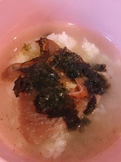 カツオのごま卵醤油漬けの、だし茶漬け-レシピのメイン写真
