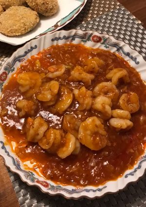 町中華屋さんの海老チリ!!-レシピのメイン写真
