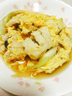鱧の卵とじ-レシピのメイン写真