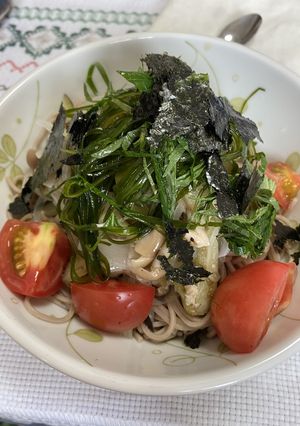 具沢山ボリューム蕎麦-レシピのメイン写真