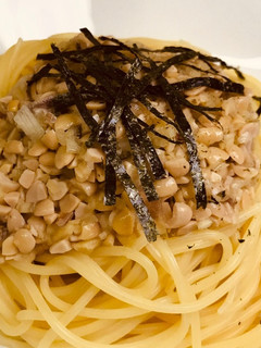 超簡単!ひきわり納豆パスタ-レシピのメイン写真