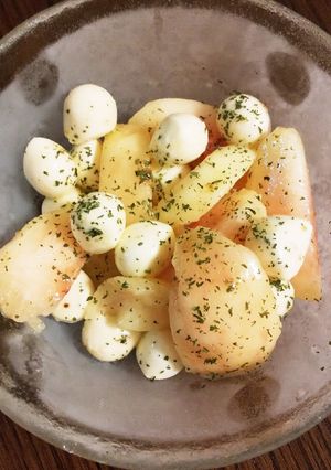 簡単☆美味しい☆桃のカプレーゼ-レシピのメイン写真