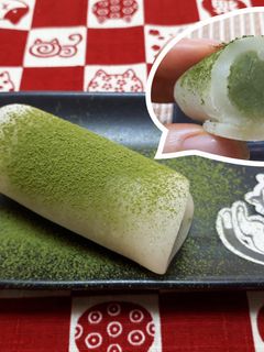 簡単和菓子!抹茶餡でもちもち和風クレープ-レシピのメイン写真